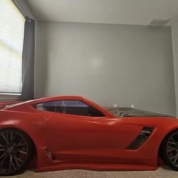 Corvette Car Child Bedroom Set
