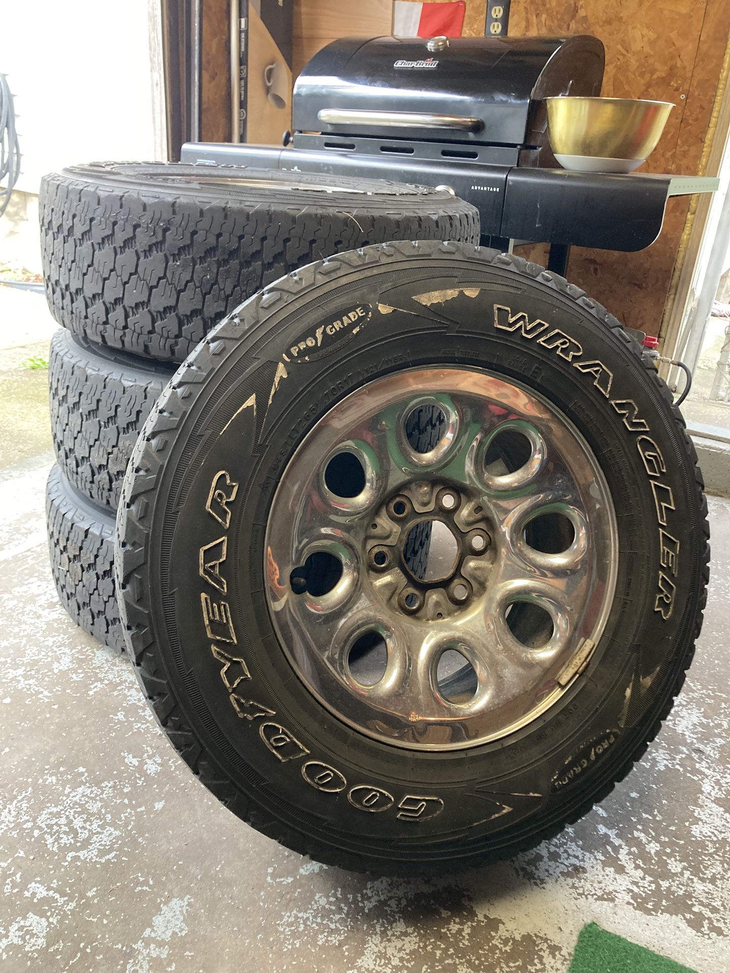 GOOD YEAR PRO GRADE WRANGLER TIRES
