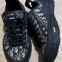Dior B28 Oblique Monogram Designer Sneakers Shoes Italy Size 41 