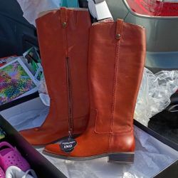 Knee High Leather Boots