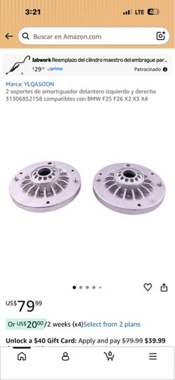BMW Front Strut Mount Pair X2 X3 X4