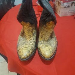Laredo Snake Skin Mens Boots