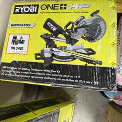 Brand New Ryobi Saw And Stand 
