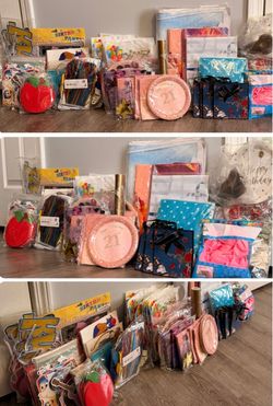 Mixed Party Decor, Balloons & Supplies Lot Birthday Disney K-Pop 21st Decor…