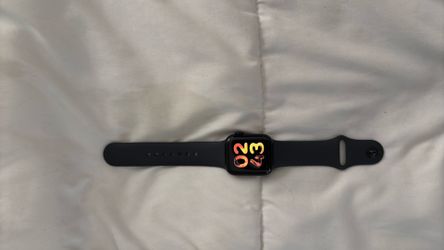 Apple Watch with Black Sport Band