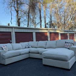 Macys Tan Sectional ( Free Delivery )