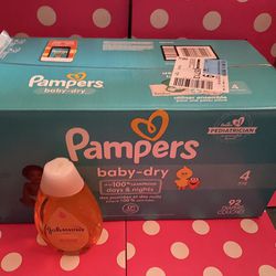 PAMPERS SIZE 4. 