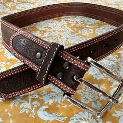 Ariat Brown Men’s Leather Belt 