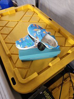 Toms Glow In The Dark Dino Shoes