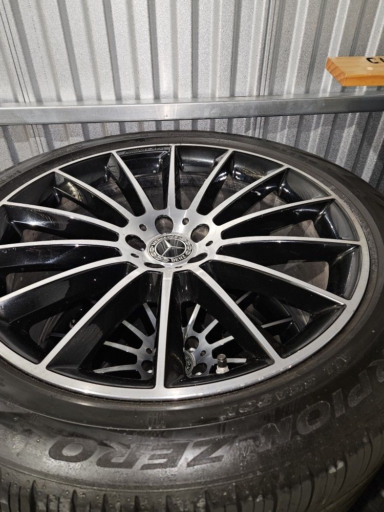 Stock AMG wheels Gle 350 21's