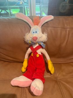 Vintage 1988 Playskool 18” Who Framed Roger Rabbit Plush  Collectible
