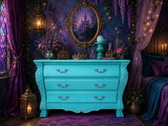 Gorgeous Vintage Ornate Dresser