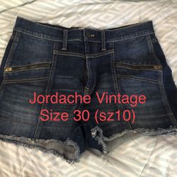 2 Pairs Women’s/Juniors Denim Shorts, Jordache Vintage, Size 10