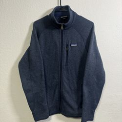 Patagonia Fleece Better Sweater Navy Full Zip Size M Blue Mens