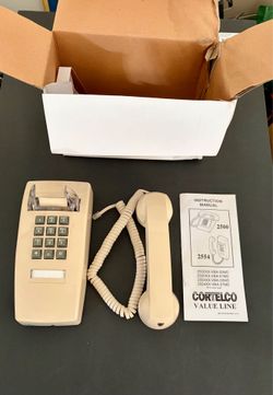 Vintage Push Button Wall Mount Phone