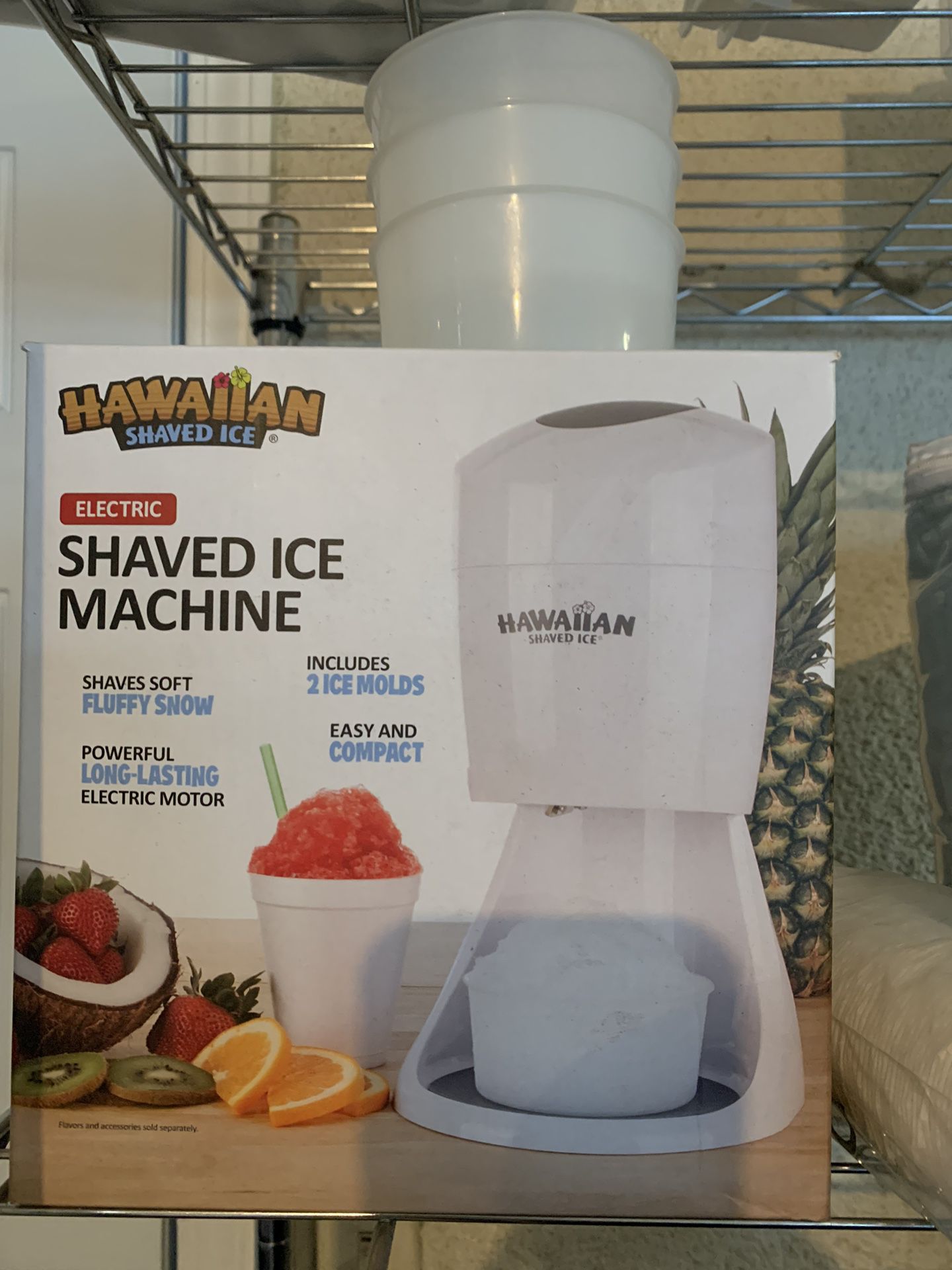 Hawaiian Shaved Ice S900A Electric Shaved Ice Machine 