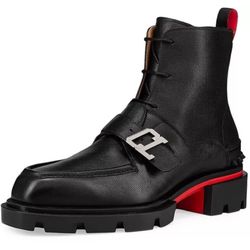 Christian Louboutin Our Georges Mens Leather Ankle Boots Size 10 US (43 EUR)