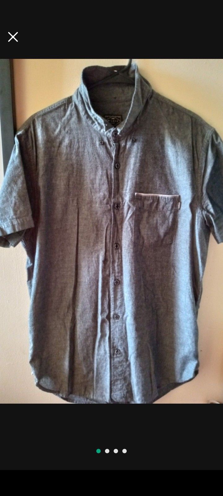 π₯ ONLY $20!! EX COND SOFT FLAWLESS LG BLK WILDER&SONS 100 COTTON BUTTON DOWN SHIRT