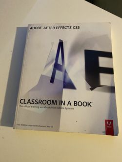 Adobe After Effects - CS5 - Classroom In A Book - Includes CD ROM
