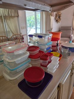 36 Piece Large Lot of Food Storage Containers
