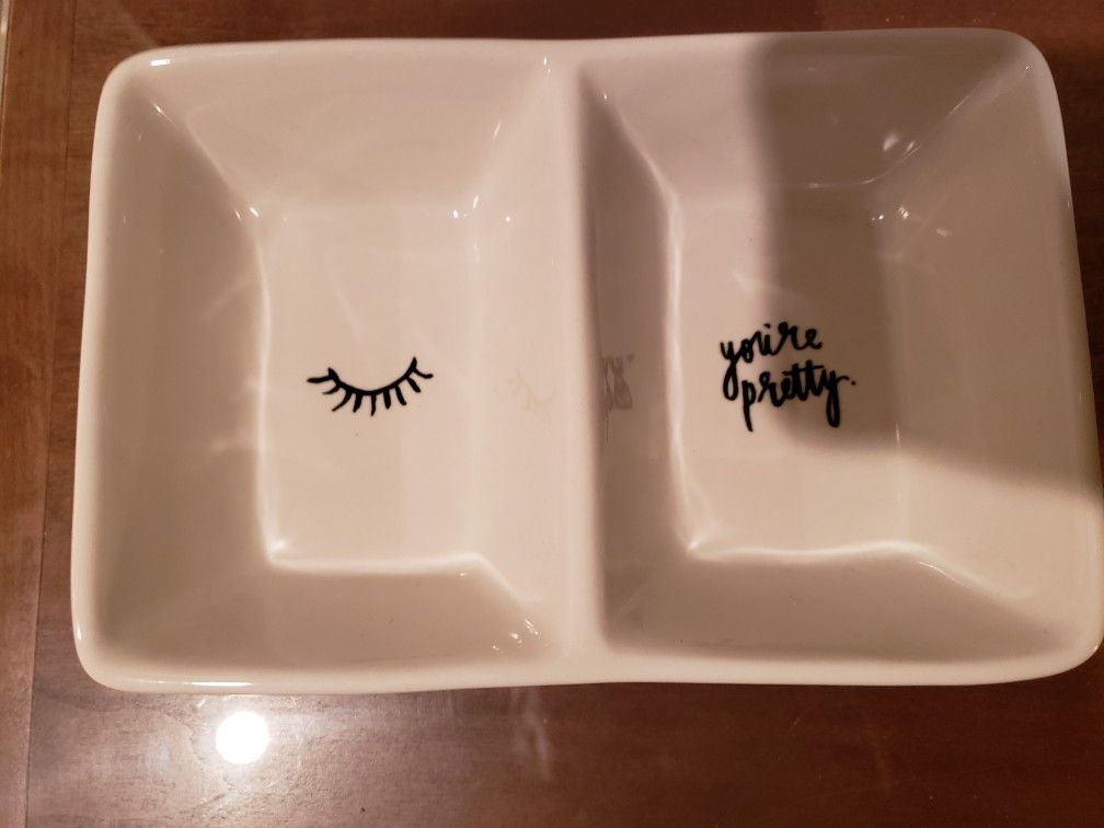 Brand New Rae Dunn Tray and Sign