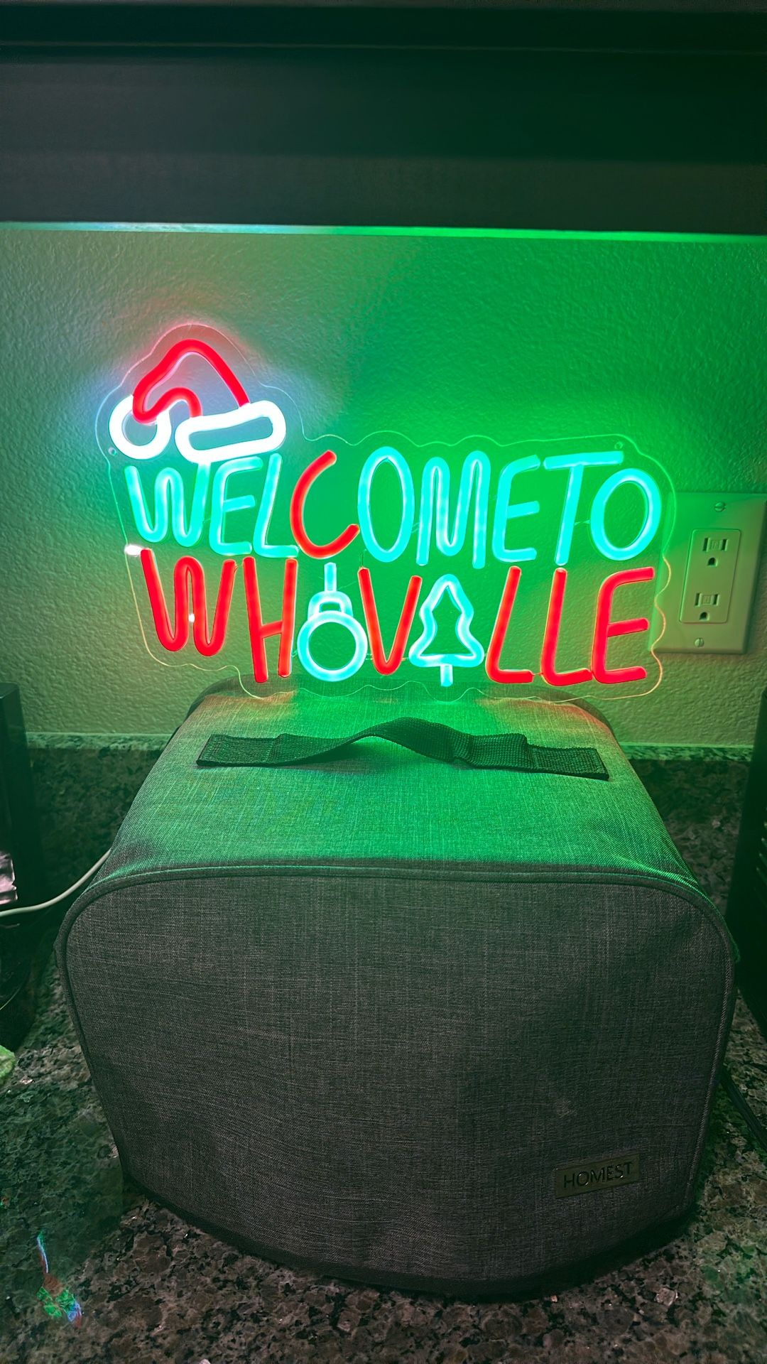 Grinch - Light Up Decor “Welcome To Whoville”