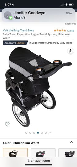 Baby trend millennium 2025 white