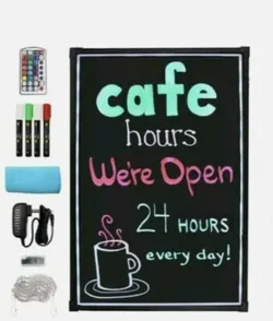 ✔EVERBILT LED Message Board W/Remote Attachments Restaurant Sign Menu Specials✔