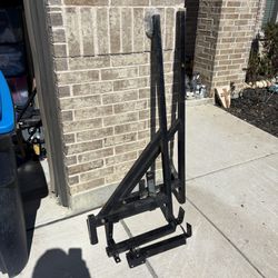 Black Metal Ladder Rack