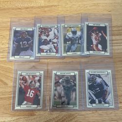 Hi Pro 1990 Football Cards 