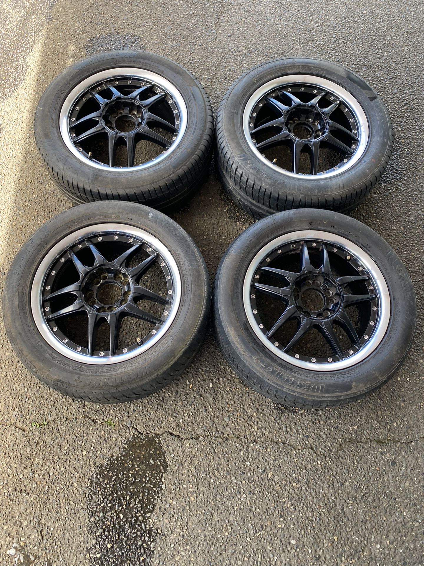 16” Wheels & Worn Tires 5x114.3 & 5x4.5