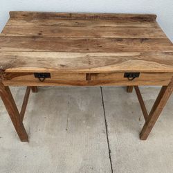 GORGEOUS VINTAGE MID CENTURY SOLID WOOD DESK