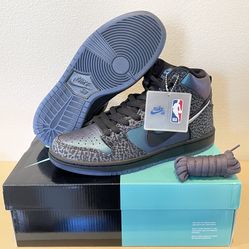 DS Nike Dunk SB High Black Sheep Hornet Sz 9.5 NBA