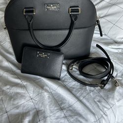 Kate Spade Purse & Matching Wallet