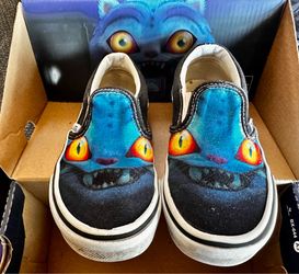 KPop Demon Hunters x Vans Little Toddler Classic Slip-On Shoe Size 11.5