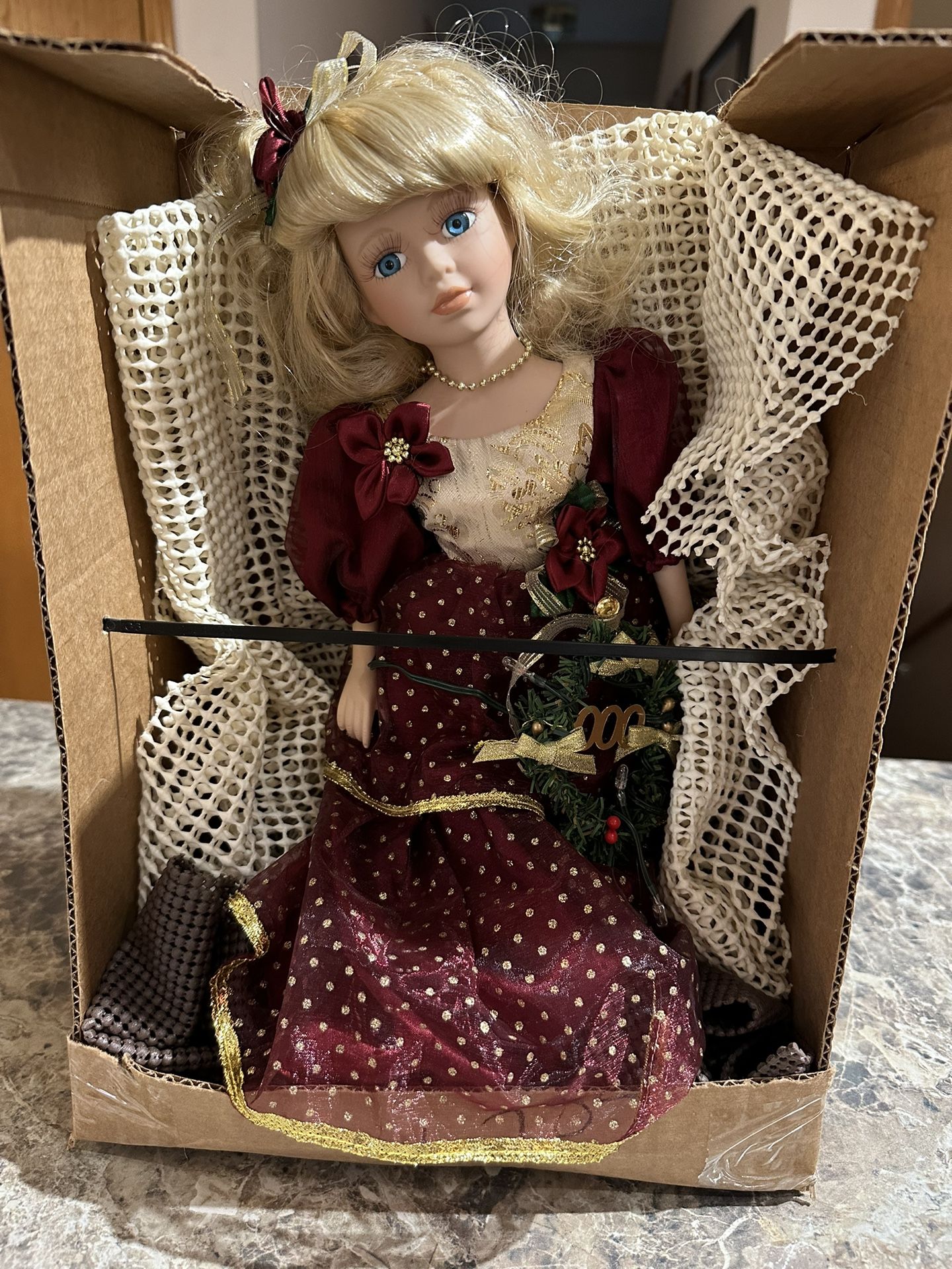 Vintage porcelain Doll