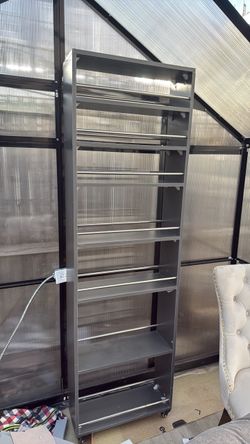 Side storage pantry cabinet