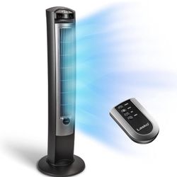 Lasko Oscillating Tower Fan 42” Height With Remote 3 Speeds