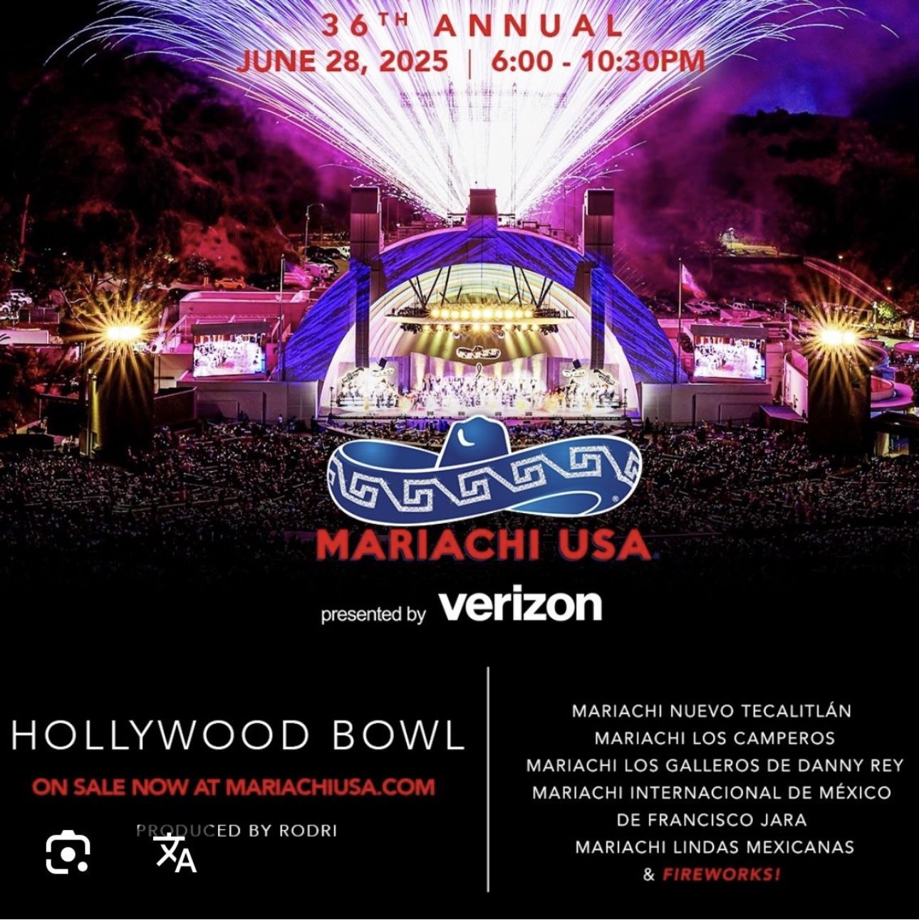 MARIACHI USA TICKETS