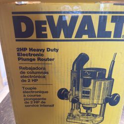 2HP Heavy Duty Electronic Plunge Router