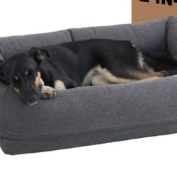 BARK 2-in-1 Memory Foam Cuddler Dog Bed | Plush
Orthopedic Joint Relief Crate Lounger or Donut Pillow Bed,
Machine Washable + Removable Cover | Waterp