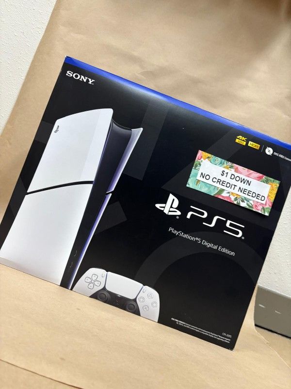 Playstation 5 PS5 New Gaming Console - Pay $1 today and pay the rest later -