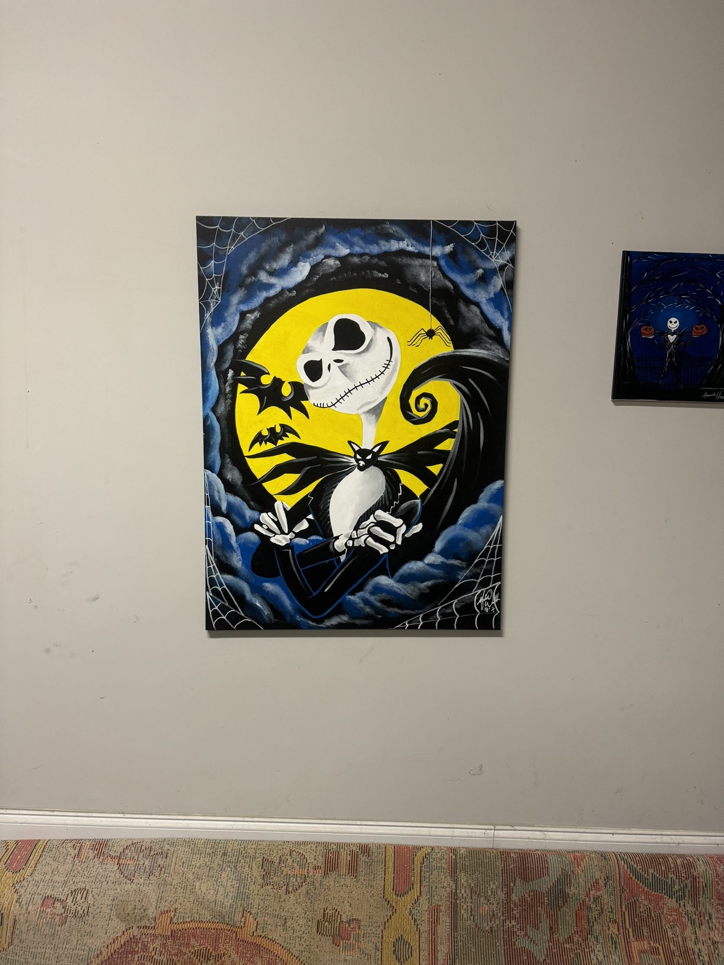 Jack Skellington Painting
