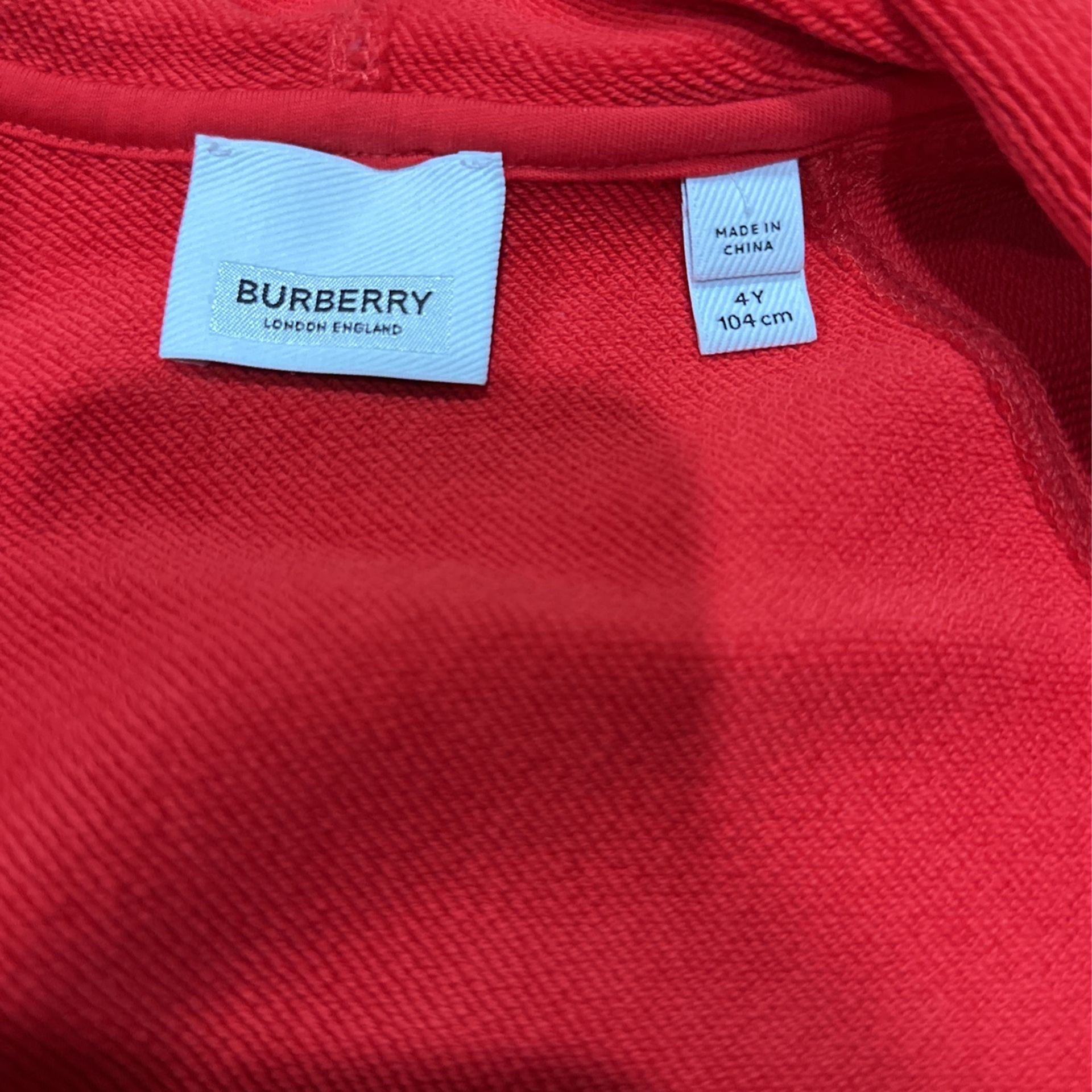 Burberry Boys Jacket Size