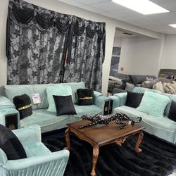 sofa, loveseat, and chair