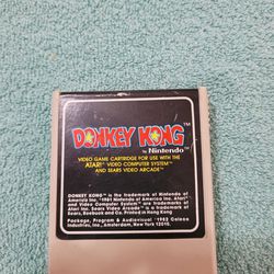 Donkey Kong via Coleco for the Atari 2600