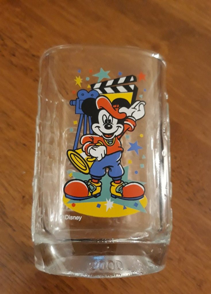 McDonalds Disneyland Mickey Mouse Celebration Glass 