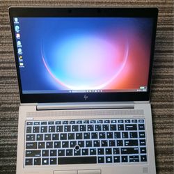 Touchscreen HP EliteBook Laptop AMD Ryzen 5 Pro 16GB RAM 512GB SSD ATI Radeon Vega 8 Graphics Wi-Fi/Bluetooth Wireless Windows 11 Professional 