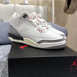 Jordan 3 White cement 6Y