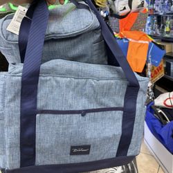 Belle Russo Blue Insulated Cooler Lunch Bags